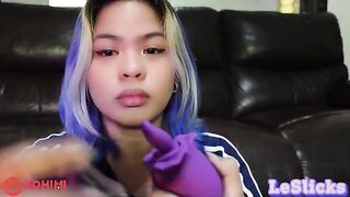Sohimi Rose Vibrator makes Naughty Pinay Tina Slick wet
