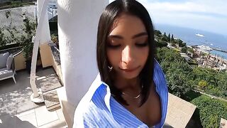 I have a surprise for you... The best double blowjob with a fitness twist