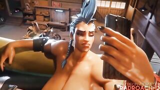 Junker Queen destroys Mei’s pussy in intense 3D action