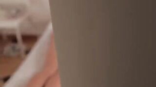 A stunning blonde is being massaged by her neighbor in 4K