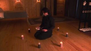 The priest exorcised the devil from a hot MILF, it was scary and sexy