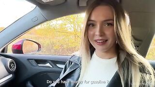 I helped a girl who was lost, and things got steamy in the car!