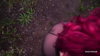 Babe from the forest, anal sex and creampie, 100% Russian 0% bullshit