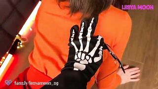 White Mask fucked Velma in a steamy Halloween costume scene
