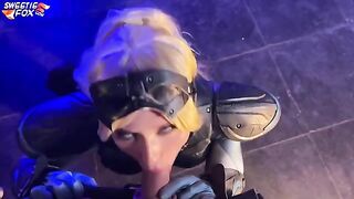 Starcraft's Nova Cosplay Girl Seduces and Sucks Cock