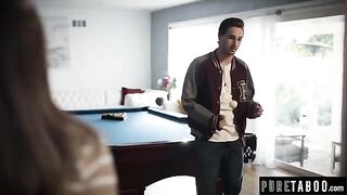 Star Quarterback Fucks Virgin Reporter and Films it All