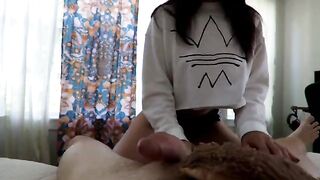 The best way to wake up - an amateur rides reverse cowgirl in the morning