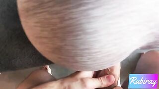 Fit step sister does her yoga and gets creampied hard