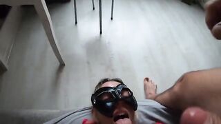 Babe got her asshole gapped twice for intense action