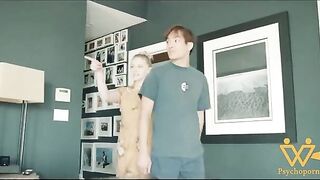 Asian guy fucked blonde teen Melody Marks in a steamy scene