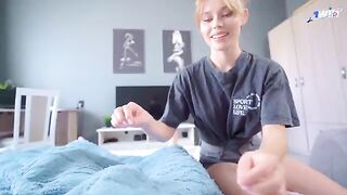 The stepister couldn't resist my big cock and let me fuck her