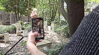 A famous Colombian actress was recognized and fucked by an American in public