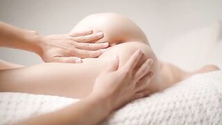 Finger massage by his skillful hand - relaxing massage teen action