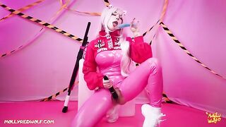 Nikke, the Goddess of Victory, on a secret mission in latex