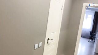 The guy made up with his step-sister and fucked her in lingerie