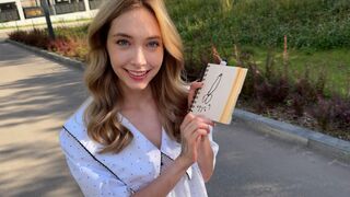 A cute girl was lost, so I helped her and then we had sex
