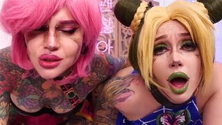 Purple Bitch enjoys anal sex with Nerwen X in a thrilling scene