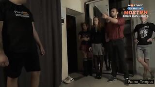 A group sex session with sexy teachers and students