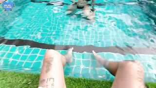 My girlfriend’s best friend got banged in the pool by me