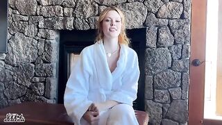 Redhead bridesmaid got locked out of her hotel room