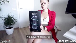 The office experiment with a new sex toy went awry with a colleague