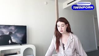 My horny step sister seduced me to fuck her in my room