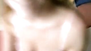 Girl with glasses fucks her new boyfriend at her home