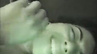 Nighttime sex session right at home