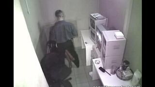 The employee was fired for having sex at work with a hidden camera