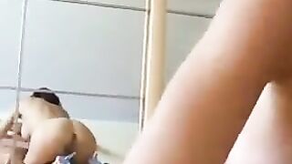 A couple has sex at home and the girl demonstrates her sucking skills in this homemade video