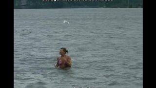 A gang of Russian students fucks in nature