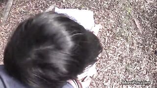 I met a girl with long hair in the forest