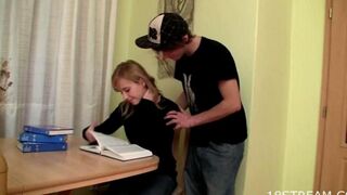 The girl gave herself to her brother in a steamy encounter
