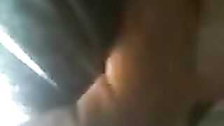 He was so horny he couldn't resist the girl's ass on the bus
