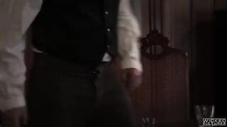 Bought a girl in the bar and fucked her in stockings, creampie