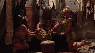 The red-skinned fairytale heroines are getting fucked by a huge dick