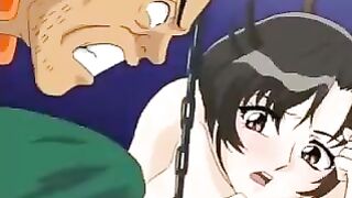 Comic animation with a hot woman who squirts semen