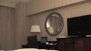 The guy brought a whore to the hotel room and undressed her