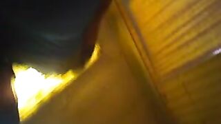I tried to shoot at the next beauty under her skirt
