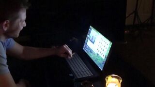 A wife got so excited after watching porn and fucked with her husband