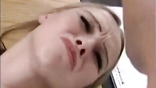 A hand job with a cock at the same time as fucking