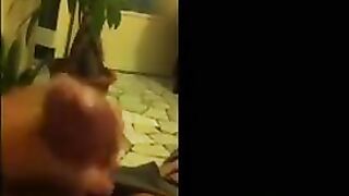Fingered pussy on the couch with no panties on mobile