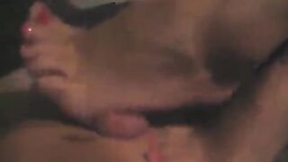 The guy masturbates himself with his hand until he reaches orgasm in this hot POV video