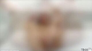 A fat guy with a big dick fucks a girl in braces
