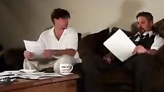 A real incest - his brother made a cumshot right in the vagina of his sister