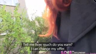 A hot slut is fucking with someone for money, right in her room