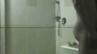 Drunk Russian babe has sex in the bath, a steamy scene