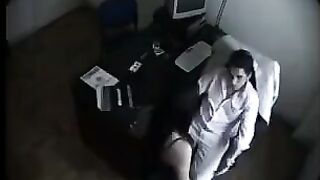 Spy cam in massage cabin. You won't believe what these girls do!