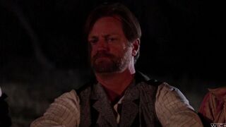 The leader of the red-skinned fucks two juicy Indians at once