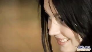 A young girl is fucking with her older lover, who is much older than her